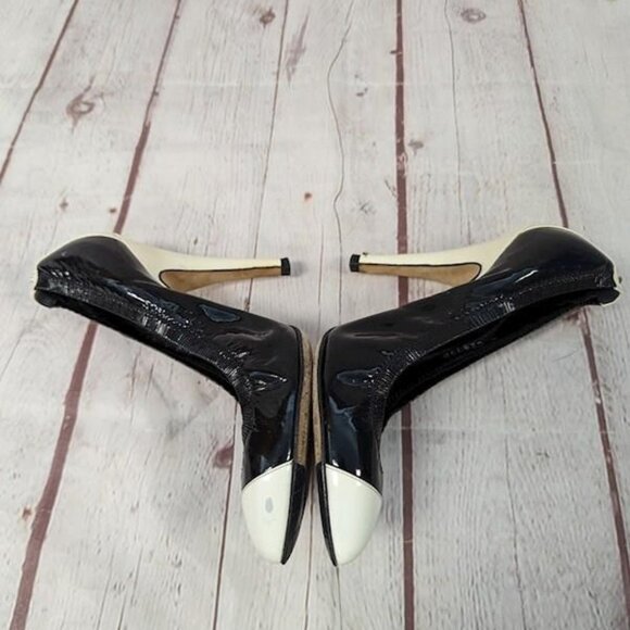 Chanel Scrunch Two Tone Pump sz 36 - Picture 6 of 10